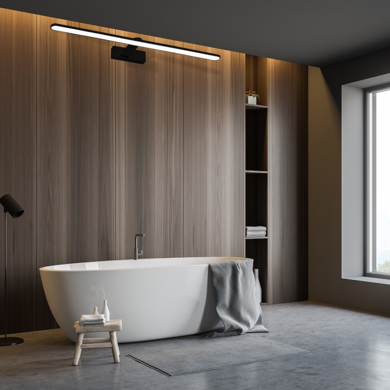 Kinkiet SPLASH BLACK 80cm 16W LED Kinkiet SPLASH BLACK 80cm 16W LED