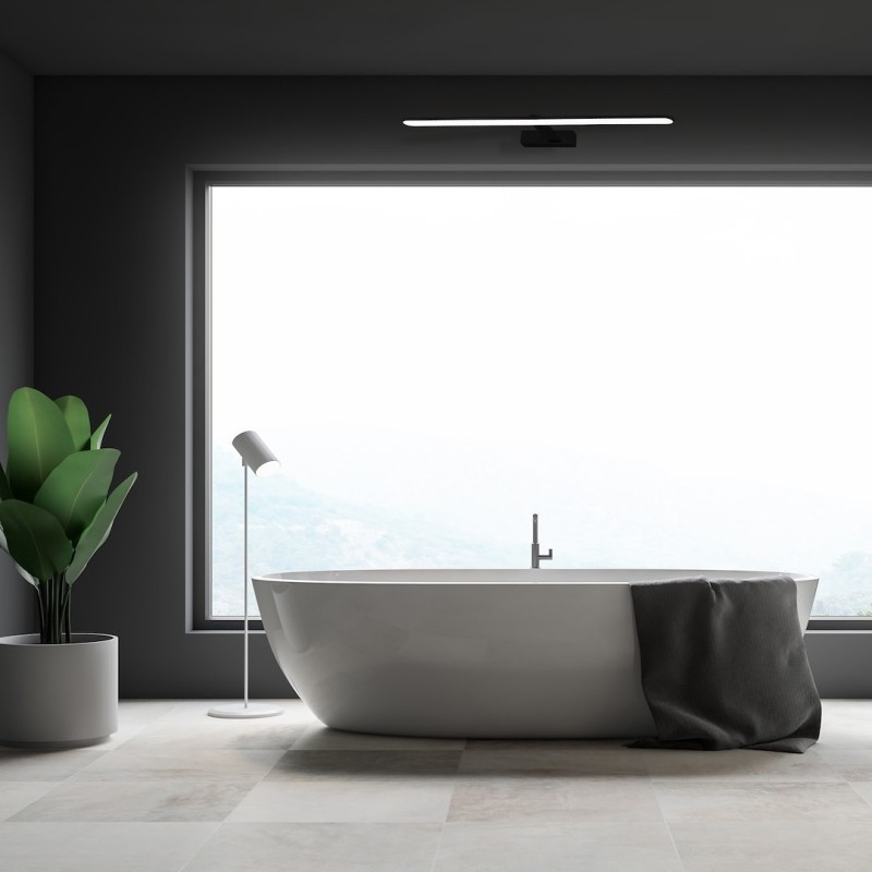 Kinkiet SPLASH BLACK 80cm 16W LED Kinkiet SPLASH BLACK 80cm 16W LED