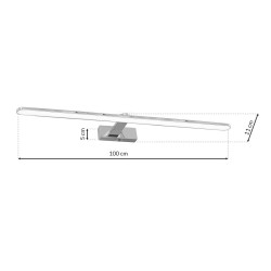 SPLASH CHROME Wall Lamp 100cm 21W LED SPLASH CHROME Wall Lamp 100cm 21W LED