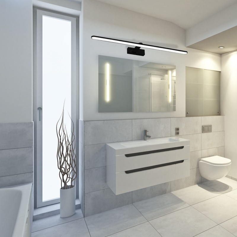 Wandleuchte SPLASH BLACK 100cm 21W LED Wandleuchte SPLASH BLACK 100cm 21W LED
