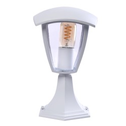 Lampa ogrodowa stojąca Fox 1xE27 Mała Biały