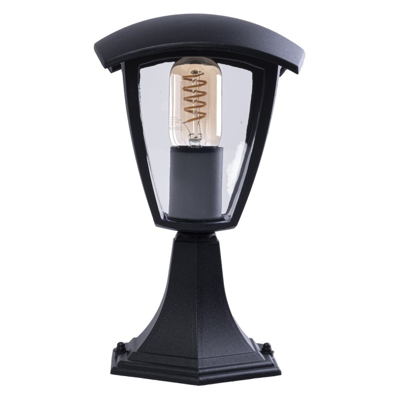 Lampa ogrodowa stojąca FOX BLACK 1xE27 Mała Lampa ogrodowa stojąca FOX BLACK 1xE27 Mała
