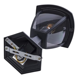 Lampa ogrodowa stojąca FOX BLACK 1xE27 Mała Lampa ogrodowa stojąca FOX BLACK 1xE27 Mała