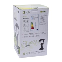 Stehende Gartenlampe FOX BLACK 1xE27 Klein Stehende Gartenlampe FOX BLACK 1xE27 Klein