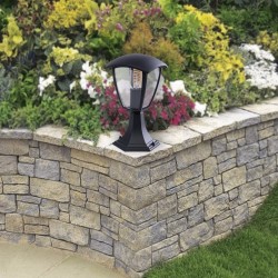 Lampa ogrodowa stojąca FOX BLACK 1xE27 Mała Lampa ogrodowa stojąca FOX BLACK 1xE27 Mała