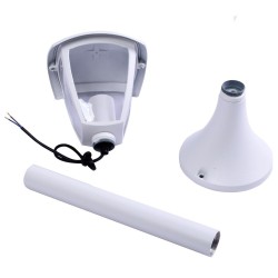 Lampa ogrodowa stojąca Fox 1xE27 Duża Biały Lampa ogrodowa stojąca Fox 1xE27 Duża Biały