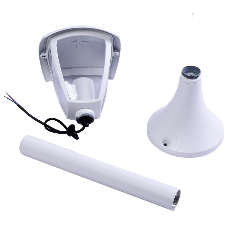 Lampa ogrodowa stojąca Fox 1xE27 Duża Biały Lampa ogrodowa stojąca Fox 1xE27 Duża Biały