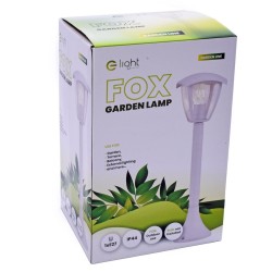 Lampa ogrodowa stojąca Fox 1xE27 Duża Biały Lampa ogrodowa stojąca Fox 1xE27 Duża Biały
