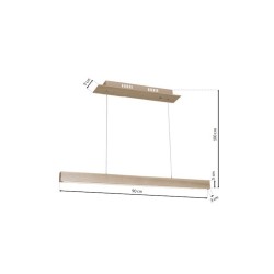Lampa Wisząca TIMBER 18W LED Lampa Wisząca TIMBER 18W LED