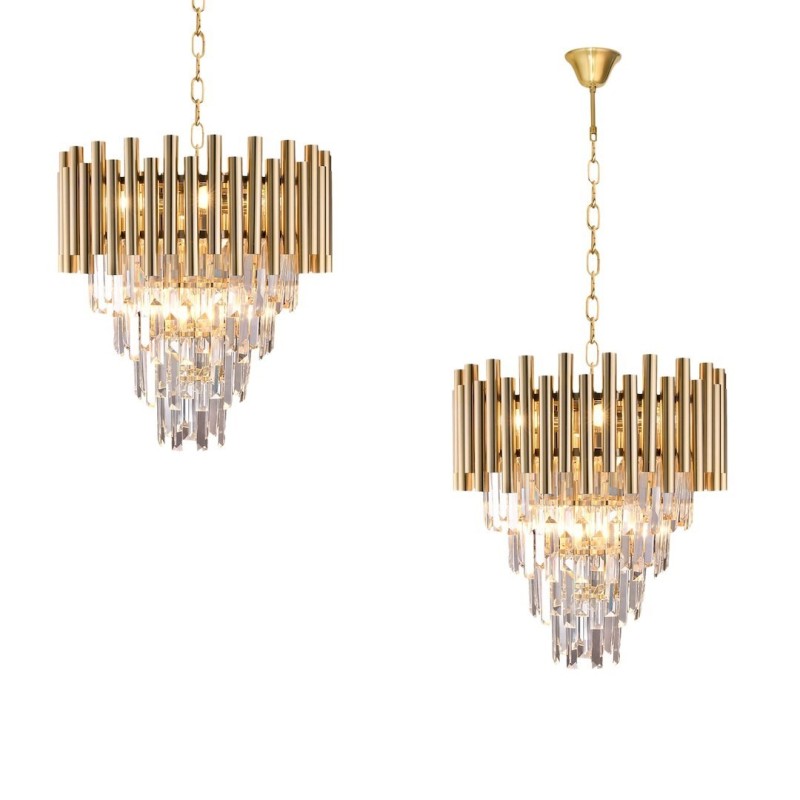 Żyrandol MADISON GOLD 9xE14 Żyrandol MADISON GOLD 9xE14