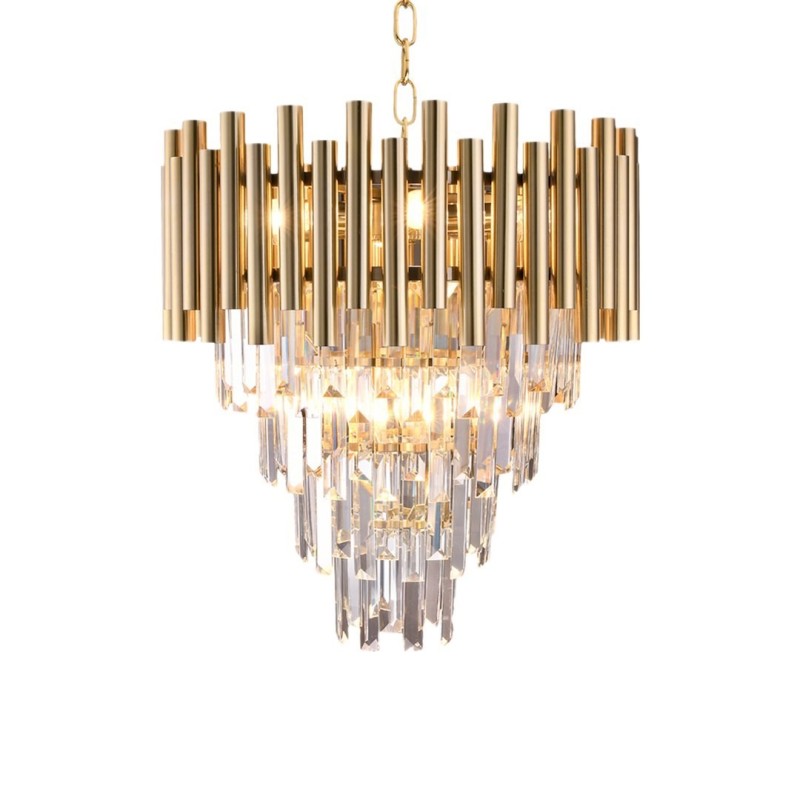 Żyrandol MADISON GOLD 9xE14 Żyrandol MADISON GOLD 9xE14