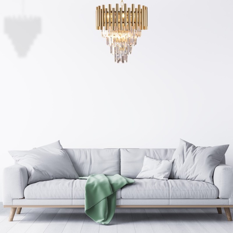 MADISON GOLD Chandelier 9xE14 MADISON GOLD Chandelier 9xE14