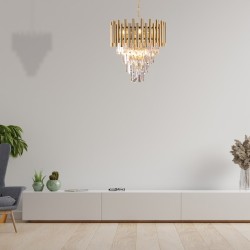 Żyrandol MADISON GOLD 9xE14 Żyrandol MADISON GOLD 9xE14