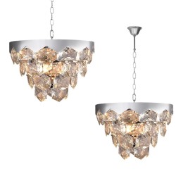 GRACE CHROME Chandelier 6xE14