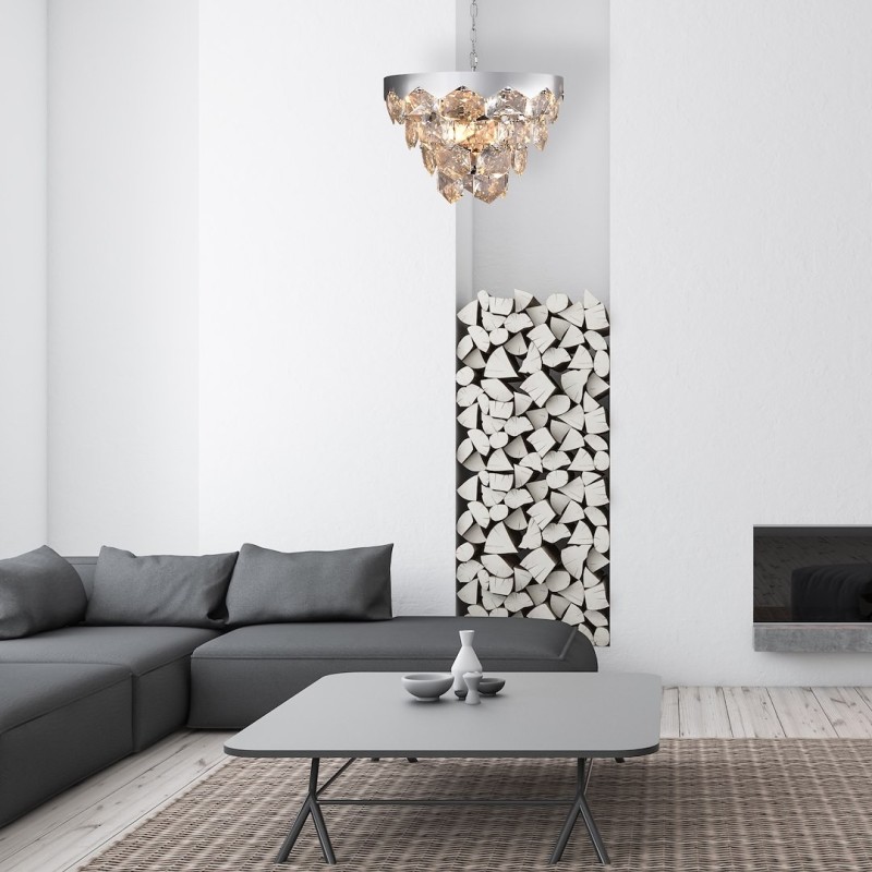 Żyrandol GRACE CHROME 6xE14 Żyrandol GRACE CHROME 6xE14