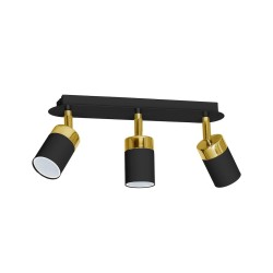 JOKER BLACK/GOLD Ceiling Lamp 3xGU10