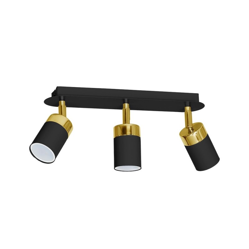 JOKER BLACK/GOLD Ceiling Lamp 3xGU10