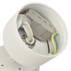 White Mica Spot Fixture 1xGU10 White Mica Spot Fixture 1xGU10
