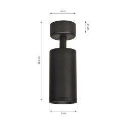 Mica Spot Fixture Black 1xGU10 Mica Spot Fixture Black 1xGU10