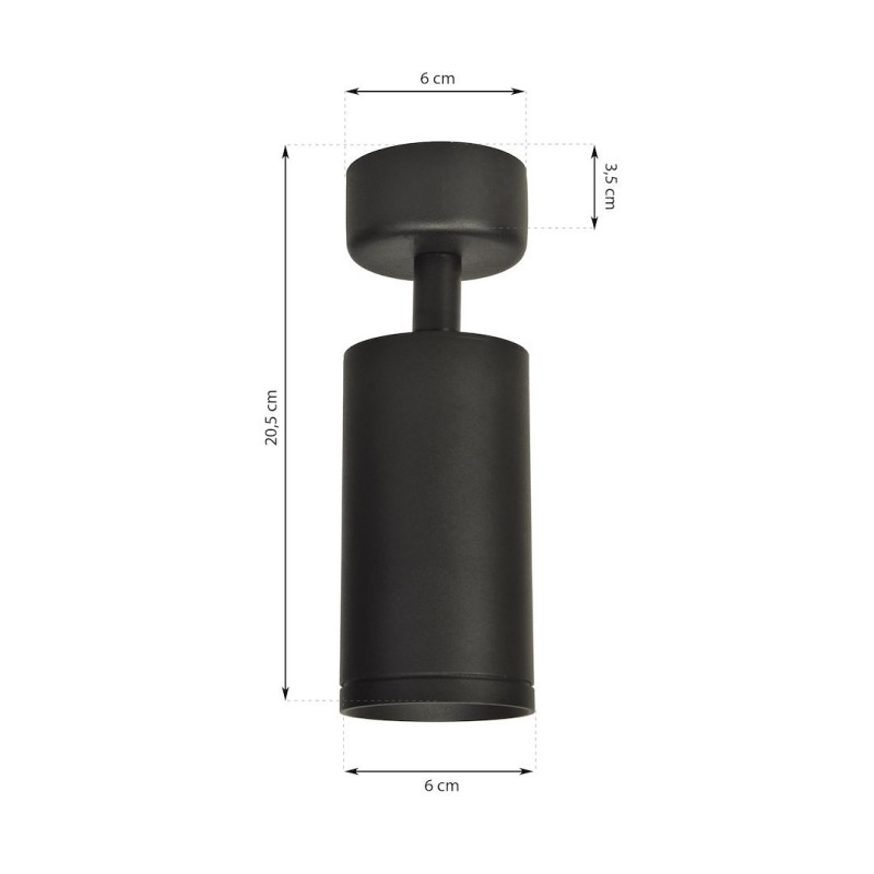 Mica Spot Fixture Black 1xGU10 Mica Spot Fixture Black 1xGU10