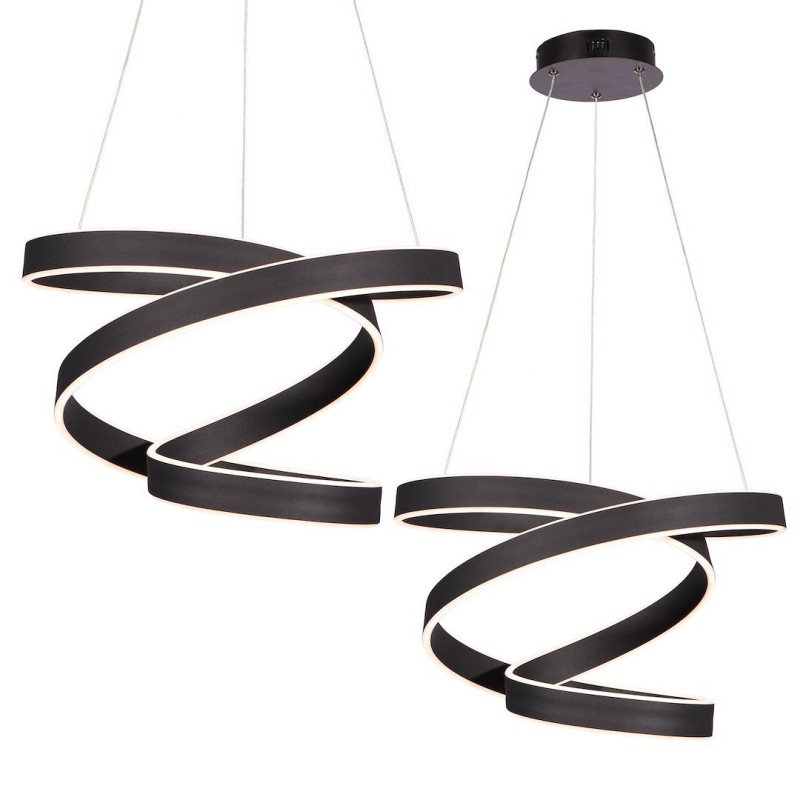 Lampa wisząca ANDROMEDA BLACK 100W LED Lampa wisząca ANDROMEDA BLACK 100W LED