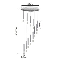 Lampa wisząca ICE 12W LED Lampa wisząca ICE 12W LED