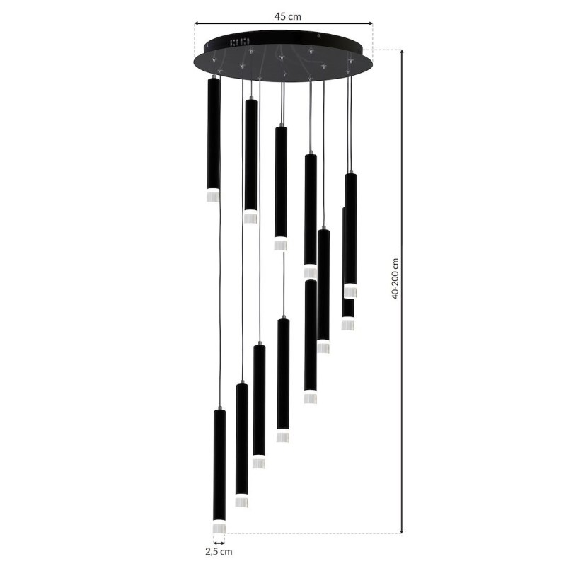 Lampa wisząca CARBON 12W LED Lampa wisząca CARBON 12W LED