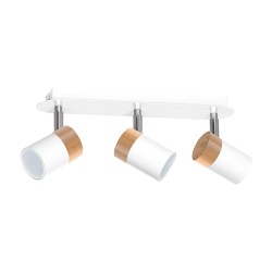 Ceiling lamp Joker 3xGU10 White/Wood