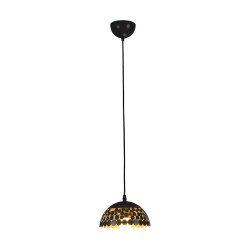 Lampa wisząca LISA BLACK 1xE27