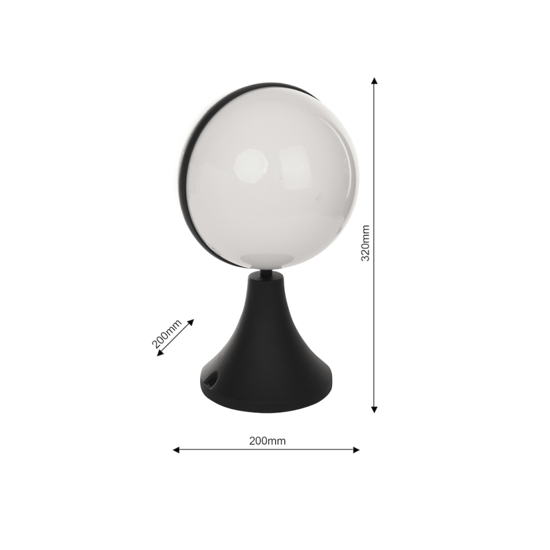 Lampa ogrodowa stołowa CIRCULO 1xE27 Lampa ogrodowa stołowa CIRCULO 1xE27
