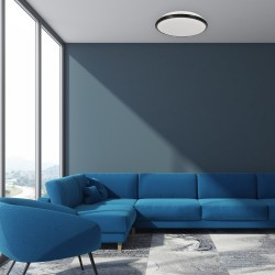 Стеля TERMA BLACK 18W LED IP44 Ø280 мм Стеля TERMA BLACK 18W LED IP44 Ø280 мм