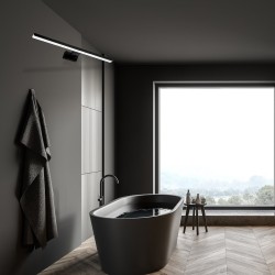 Kinkiet SHINE BLACK 80cm 15W LED Kinkiet SHINE BLACK 80cm 15W LED