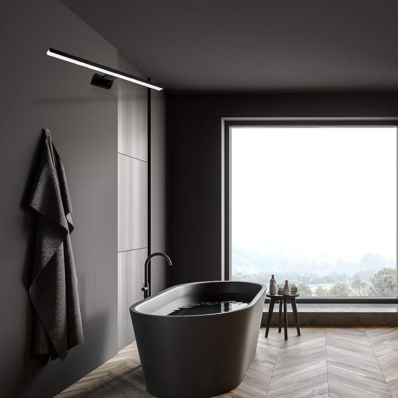 Kinkiet SHINE BLACK 80cm 15W LED Kinkiet SHINE BLACK 80cm 15W LED