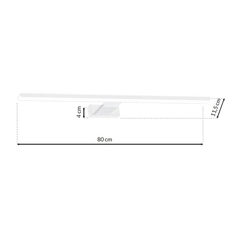 Kinkiet Shine 80cm 15W LED Biały Kinkiet Shine 80cm 15W LED Biały