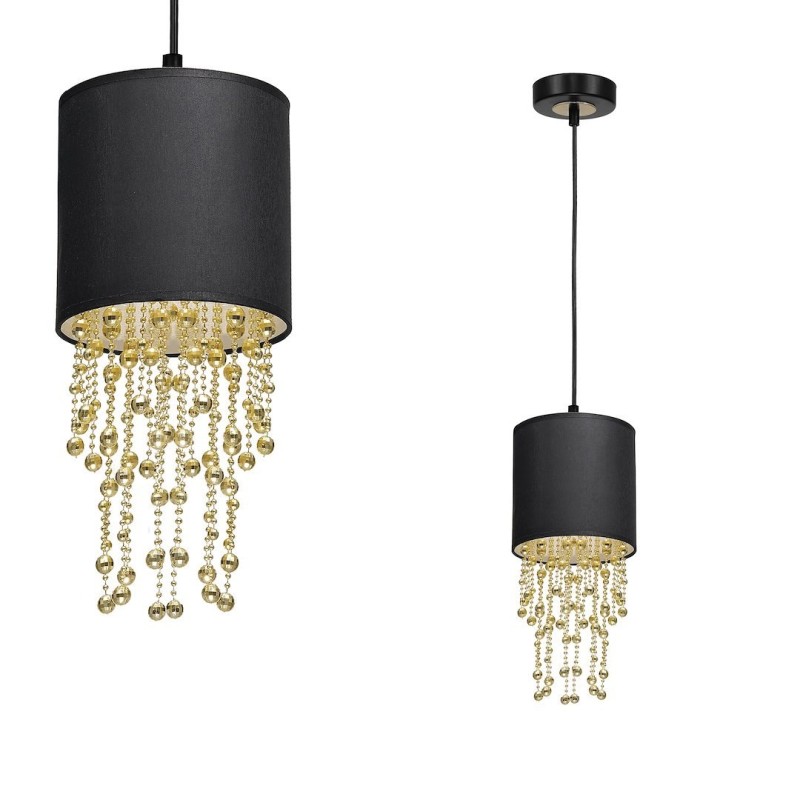 ALMERIA BLACK/GOLD Hanging Lamp 1xE27