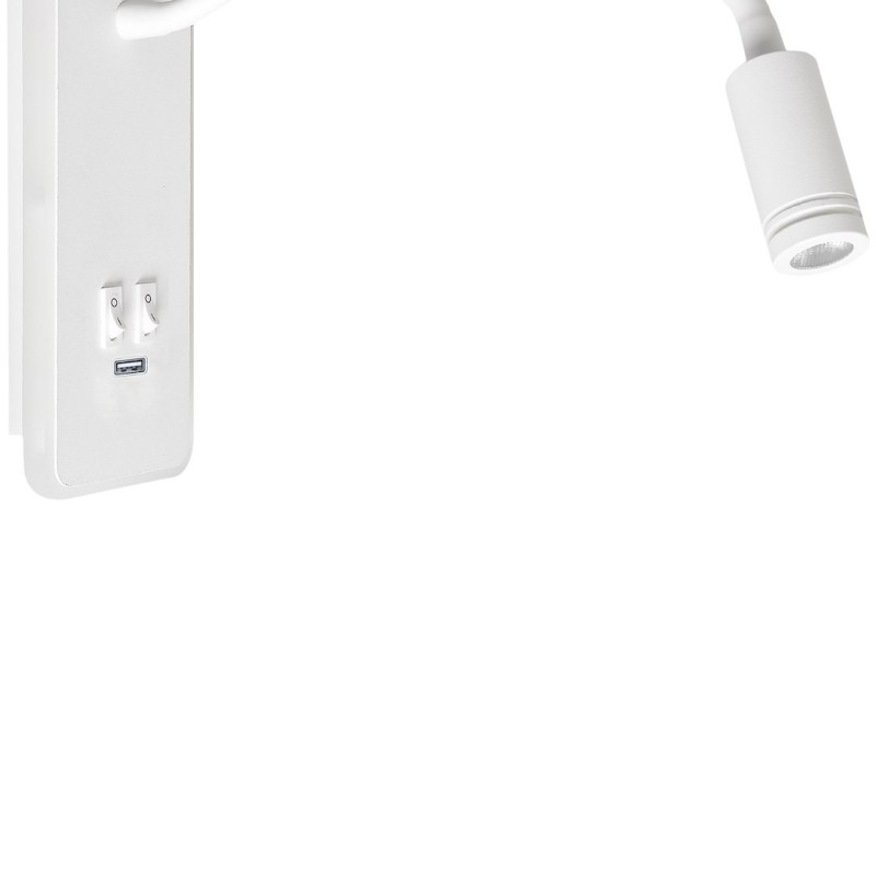Lampka nocna BASE 8W+2W WHITE Lampka nocna BASE 8W+2W WHITE