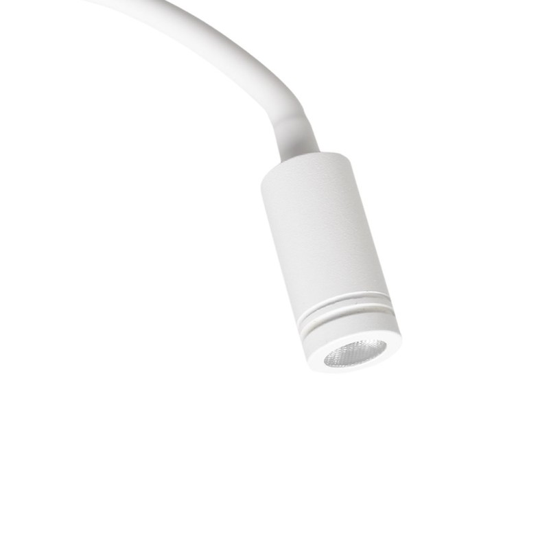 Lampka nocna BASE 8W+2W WHITE Lampka nocna BASE 8W+2W WHITE