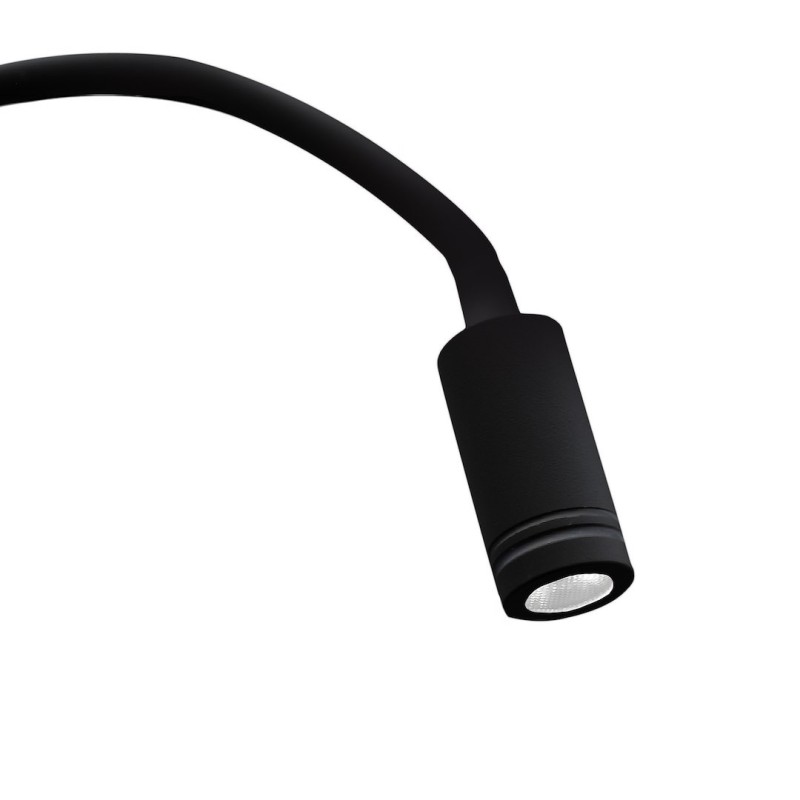 Lampka nocna BASE 8W+2W BLACK Lampka nocna BASE 8W+2W BLACK