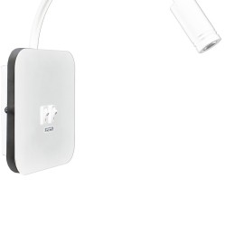 Lampka nocna BASE 8W+2W WHITE Lampka nocna BASE 8W+2W WHITE