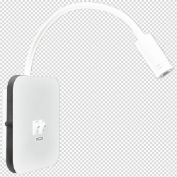 Lampka nocna BASE 8W+2W WHITE Lampka nocna BASE 8W+2W WHITE