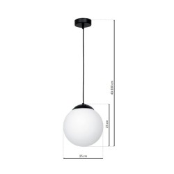 Lampa wisząca LIMA BLACK 1xE27 Lampa wisząca LIMA BLACK 1xE27
