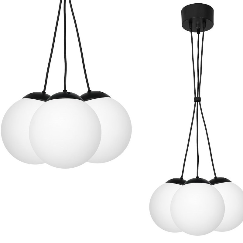 Lampa wisząca LIMA BLACK 3xE14 Lampa wisząca LIMA BLACK 3xE14