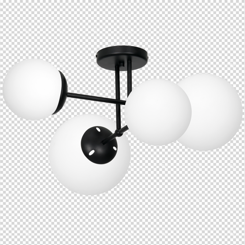 Lampa sufitowa LIMA BLACK 4xE14 Lampa sufitowa LIMA BLACK 4xE14