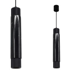 MARBLE BLACK hanging lamp 1xGU10