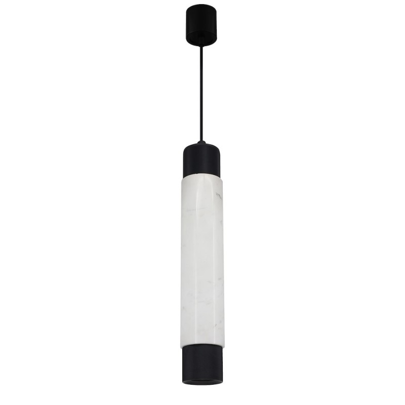 Lampa wisząca MARBLE WHITE/BLACK 1xGU10 Lampa wisząca MARBLE WHITE/BLACK 1xGU10