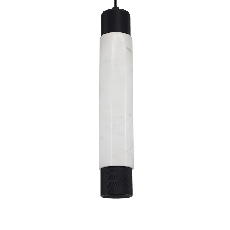 Lampa wisząca MARBLE WHITE/BLACK 1xGU10 Lampa wisząca MARBLE WHITE/BLACK 1xGU10