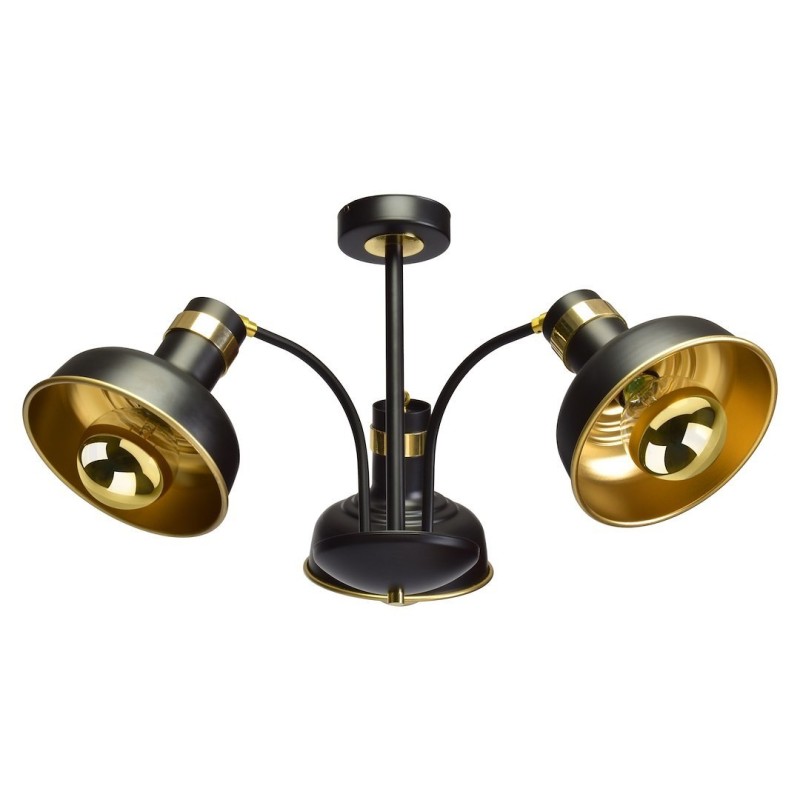 Lampa sufitowa MARGO BLACK/GOLD 3xE27 Lampa sufitowa MARGO BLACK/GOLD 3xE27