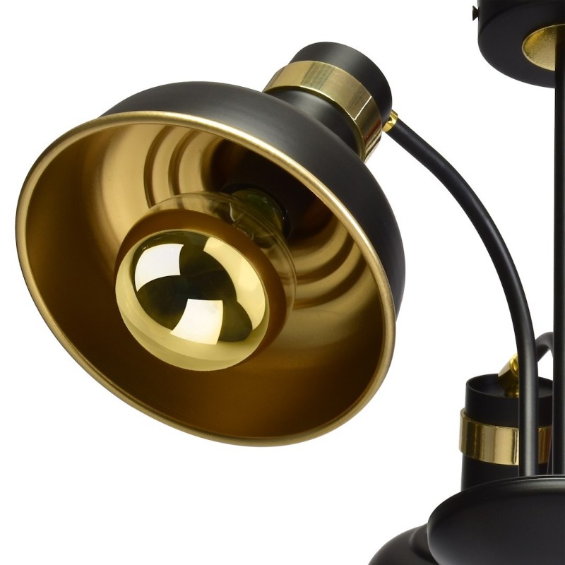 Lampa sufitowa MARGO BLACK/GOLD 3xE27 Lampa sufitowa MARGO BLACK/GOLD 3xE27