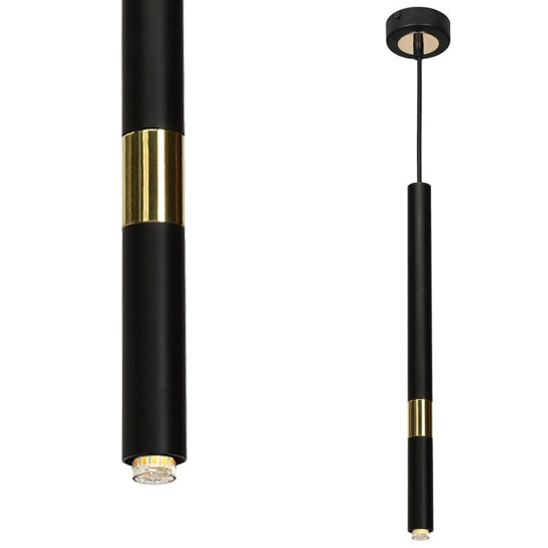 Lampa wisząca MONZA BLACK/GOLD 1xG9 8W Lampa wisząca MONZA BLACK/GOLD 1xG9 8W
