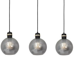 Lampa wisząca OMEGA BLACK/GOLD 3xE27 Lampa wisząca OMEGA BLACK/GOLD 3xE27